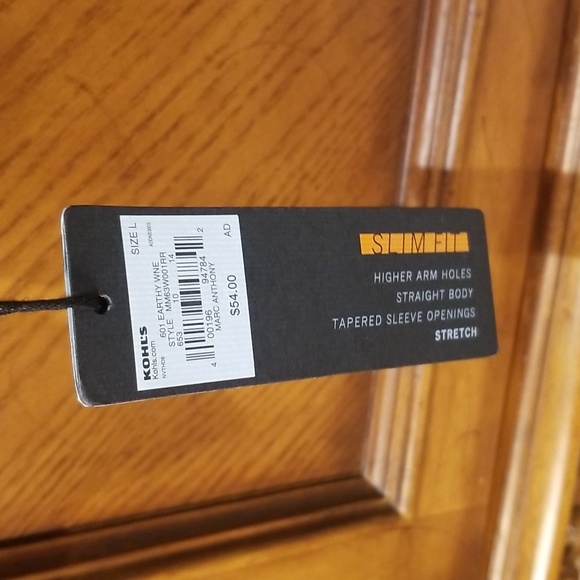 Marc Anthony Dress Shirt Size Large Slim Fit - Picture 4 of 6